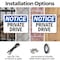 Signmission Private Drive OSHA Notice Sign, Plastic, 10in W x 7in L, 2PK OS-2PACK-NS-P-710-L-17810 - alternate 2